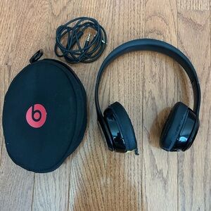 Black Glossy Beat Headphones